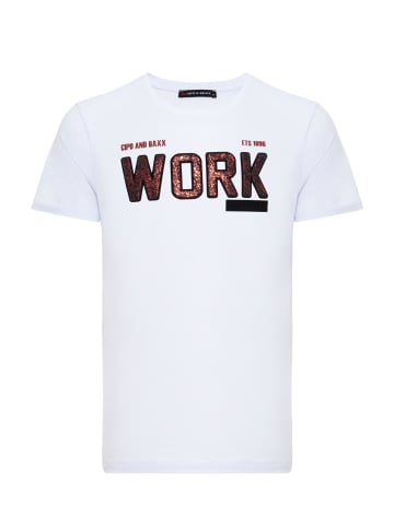 Cipo & Baxx T-Shirt in WHITE