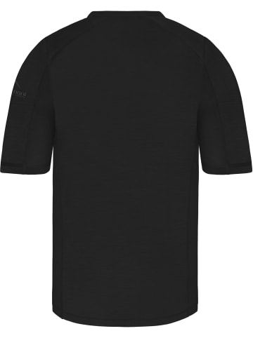 Normani Outdoor Sports Herren Merino T-Shirt Busselton in Schwarz