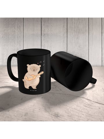 Mr. & Mrs. Panda Becher Charisma Gitarre mit Spruch in Schwarz