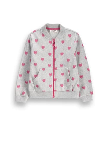 MOKIDA Reißverschlussjacke in grau