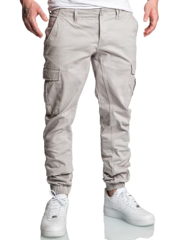 Amaci&Sons Cargo Jogger-Chino RIALTO in Hellgrau