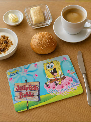 SpongeBob Spongebob Schwammkopf Brettchen Jellyfish Schneidebrettchen in Mehrfarbig