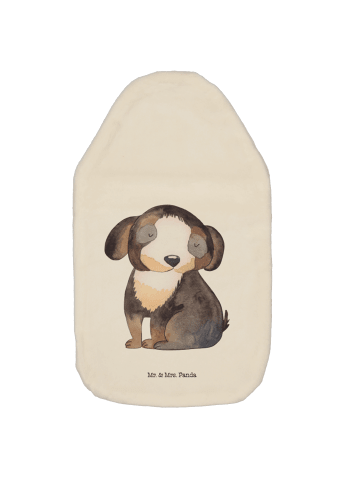 Mr. & Mrs. Panda Wärmflasche Hund Entspannen ohne Spruch in Weiß