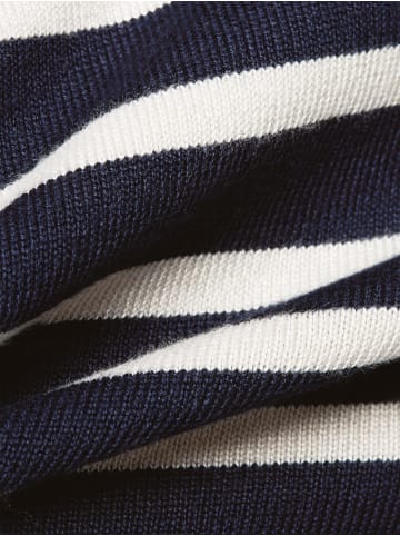 Marie Lund Strickjacke in marine ecru - 0001