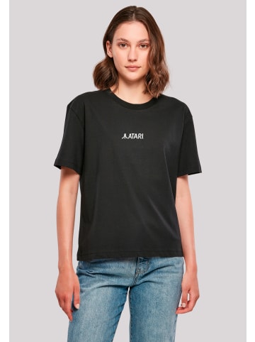 F4NT4STIC Tee Atari Games Logo Retro Gaming in schwarz