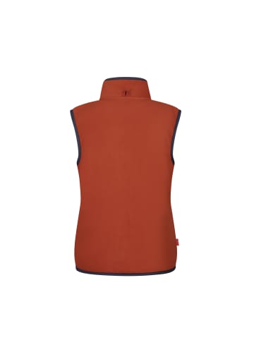 Trollkids Fleeceweste Arendal in red clay/mystic blue
