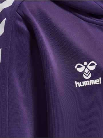 Hummel Reißverschluss Kapuzenpullover Hmlcore Kinder in ACAI/WHITE