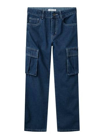 name it Straight-fit Jeans NKMRYAN ST CARGO JEANS 5910-ZD in dark blue denim