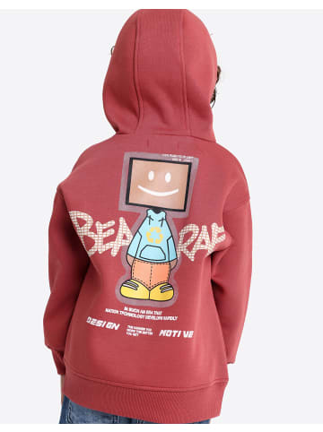 SOLANG Sweatshirt in Rotbraun