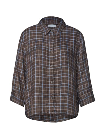 Street One Bluse in mocca mehrfarbig - 0001