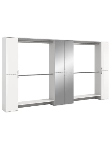 ebuy24 Garderobenmöbel ProjektX Weiß 341 x 34 cm