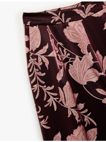 KOTON HOSEN in Bordo Gemustert