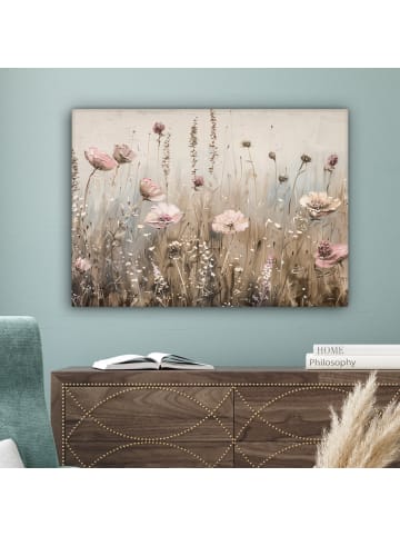 MuchoWow Leinwand bilder Blumenfeld (BxH)