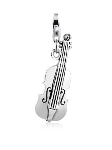 Nenalina Charm 925 Sterling Silber Music instrument in Silber