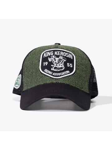 King Kerosin King Kerosin Trucker Cap Riding Association in schwarz