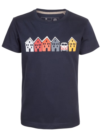 elkline T-Shirt Tiny House in darkblue