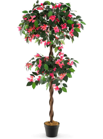 COSTWAY 150cm Kunstbaum in Rosa