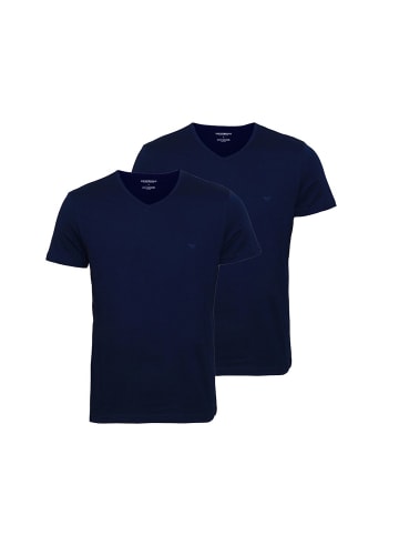 Emporio Armani Shirt 'Doppelpack' in dunkelblau