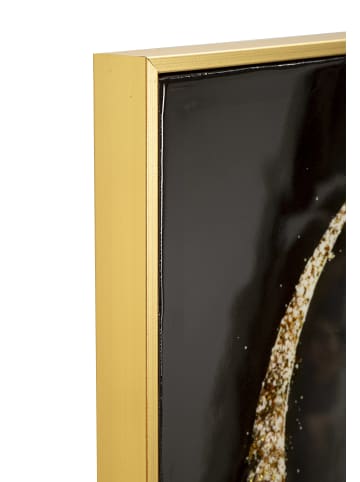 Mauro Ferretti Gemälde auf lackierter Leinwand mit Rahmen und Reliefs, 60 x 3,5 x 90 cm