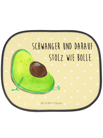 Mr. & Mrs. Panda Sonnenblende Auto Avocado Schwangerschaft mit S... in Gelb Pastell