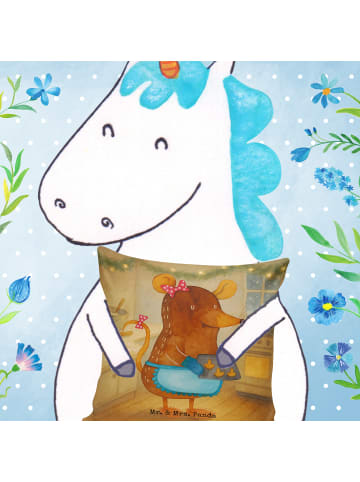 Mr. & Mrs. Panda kuschelkissen 40x40 Maus Kekse Design ohne Spruch in Weiß