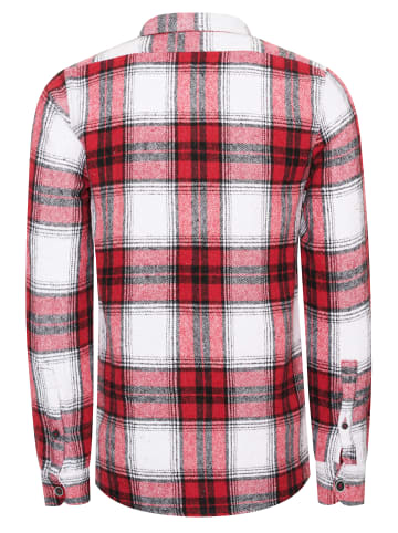 Rusty Neal Holzfäller Flanell Hemd in Rot / Ecru