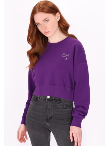DreiMaster Damen Sweatshirt in Dunkellila
