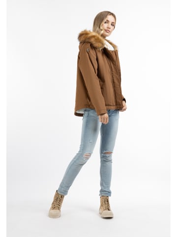 DreiMaster Vintage Damen Damen Winterjacke in Sand Weiss