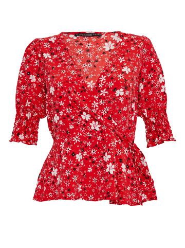 Threadbare Wickelshirt in Red