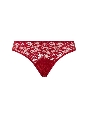 Hanro Minislip Moments in red dahlia