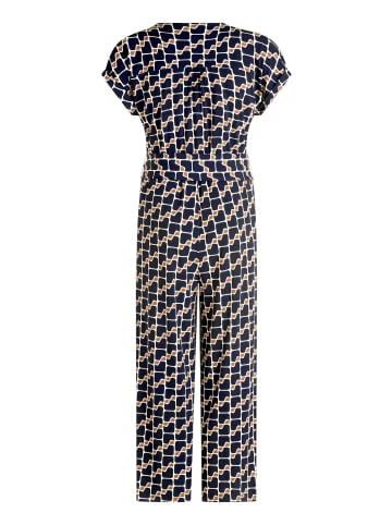 Betty Barclay Jumpsuit mit Eingrifftaschen in Dark Blue/Brown