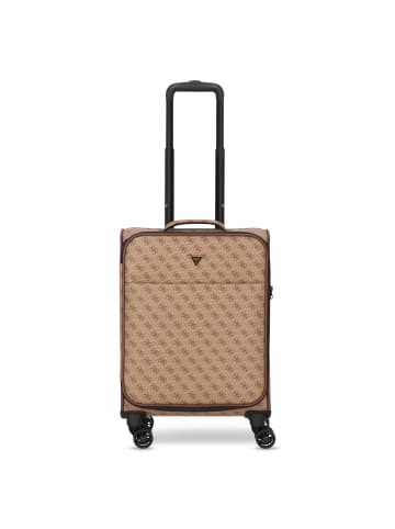 Guess Vezzola Travel 4 Rollen Kabinentrolley 56 cm in beige-brown