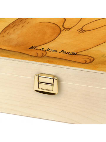 Mr. & Mrs. Panda Teedose Erdmännchen Design ohne Spruch in Weiß