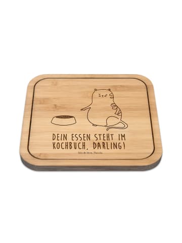 Mr. & Mrs. Panda Tischschoner Katze Fressen mit Spruch in Transparent