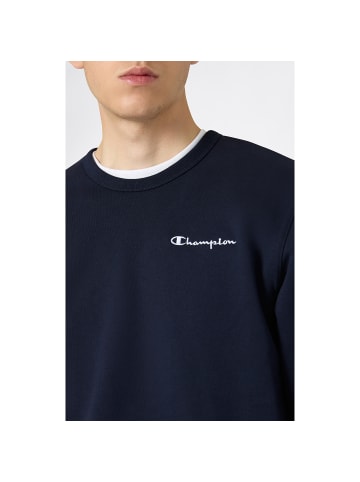 Champion Longsleeve Crewneck Sweatshirt in Marine
