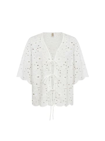 soyaconcept Kurzarmbluse für Damen in Weiß