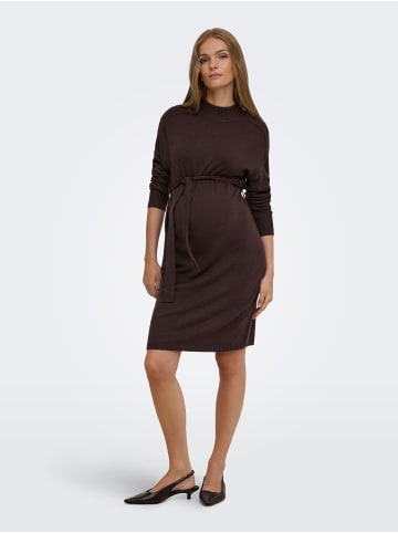 ONLY Strickkleid in Black Coffee