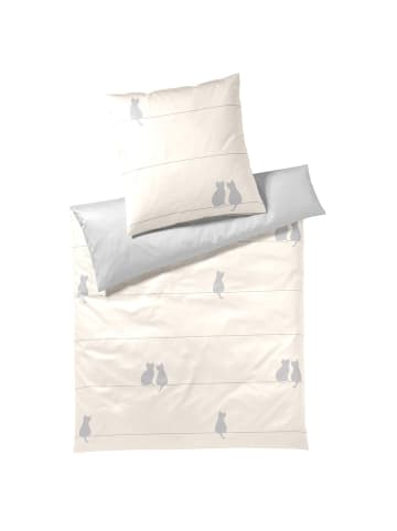 Elegante Bettwäsche You and Me in creme