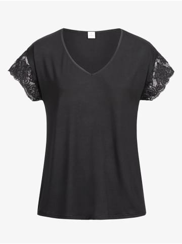 Erlich Textil  Schlafshirt NORA in schwarz