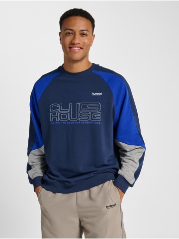 Hummel Sweatshirt Hmloversized Erwachsene in DRESS BLUES