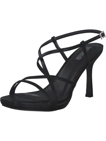 Menbur Plateau-Sandaletten in BLACK