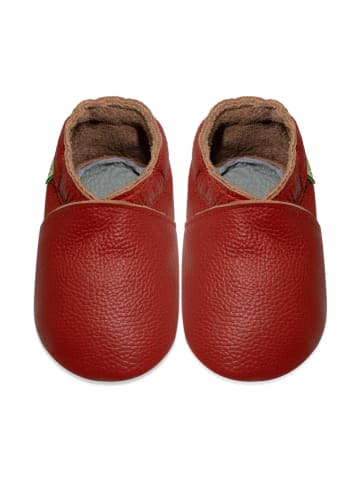 Sayoyo Baby Krabbelschuhe aus Leder, weiche Lauflernschuhe mit rutschfester Sohle