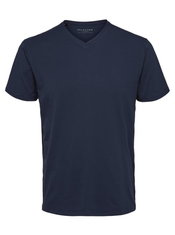 SELECTED HOMME T-Shirt NEW PIMA in Blau