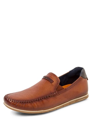 Bugatti Slipper in cognac - 0001