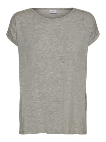 Vero Moda Einfarbiges Rundhals Basic T-Shirt VMAVA in Grau