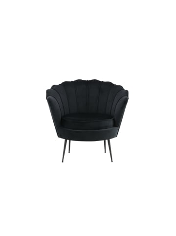 ebuy24 Sessel Nice Schwarz 83 x 76 cm