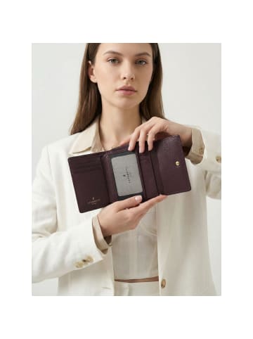 Lazarotti Bologna Leather Zip-Around Geldbörse Leder 12 cm burgundy