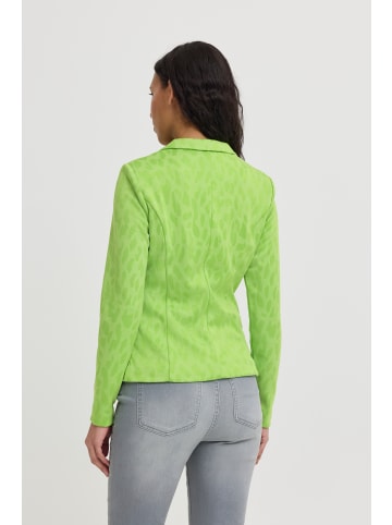 ICHI Blazer IHKATE Regular fit in Greenery Leo Jacquard