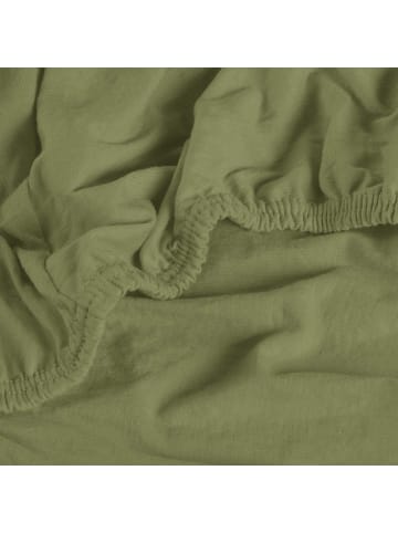 REDBEST Single-Jersey Spannbettlaken für Wohnwagen, Wohnmobil und Boot Pittsburgh in jade