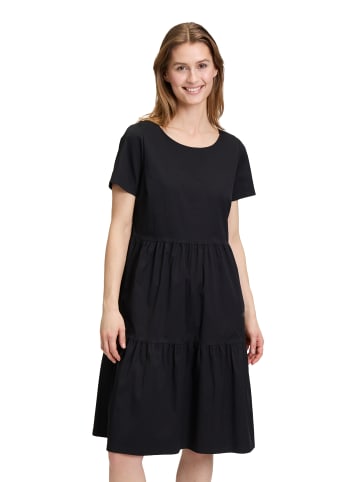 Vera Mont Sommerkleid mit Stufen in Schwarz